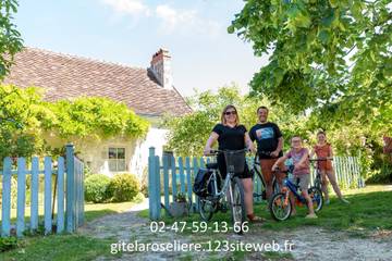 Gîte pour 4 personnes, avec jardin et terrasse, animaux acceptés en Indre-et-Loire