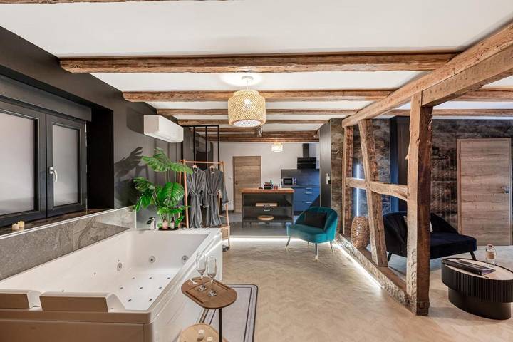 Appartement de vacances pour 2 personnes, avec Jacuzzi et Jardin