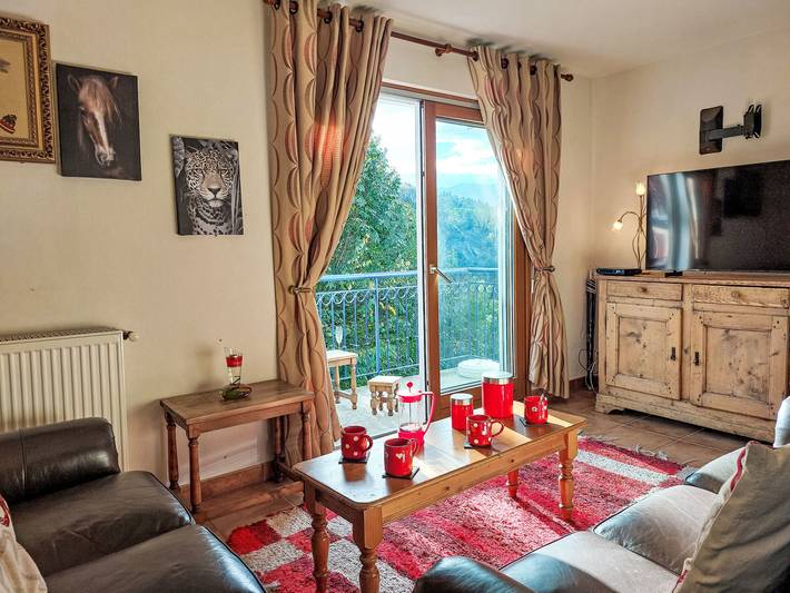 Gîte pour 6 personnes, avec balcon, animaux acceptés dans Thermes de Saint Gervais les Bains