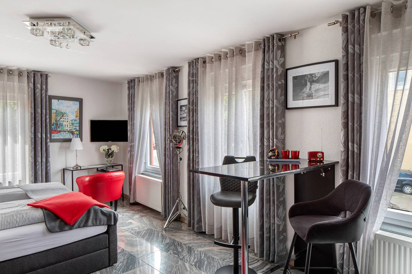 Ganzes Studio, Studio 'Fernando' mit gemeinsamer Terrasse und Wi-Fi in Breisach, Breisach am Rhein