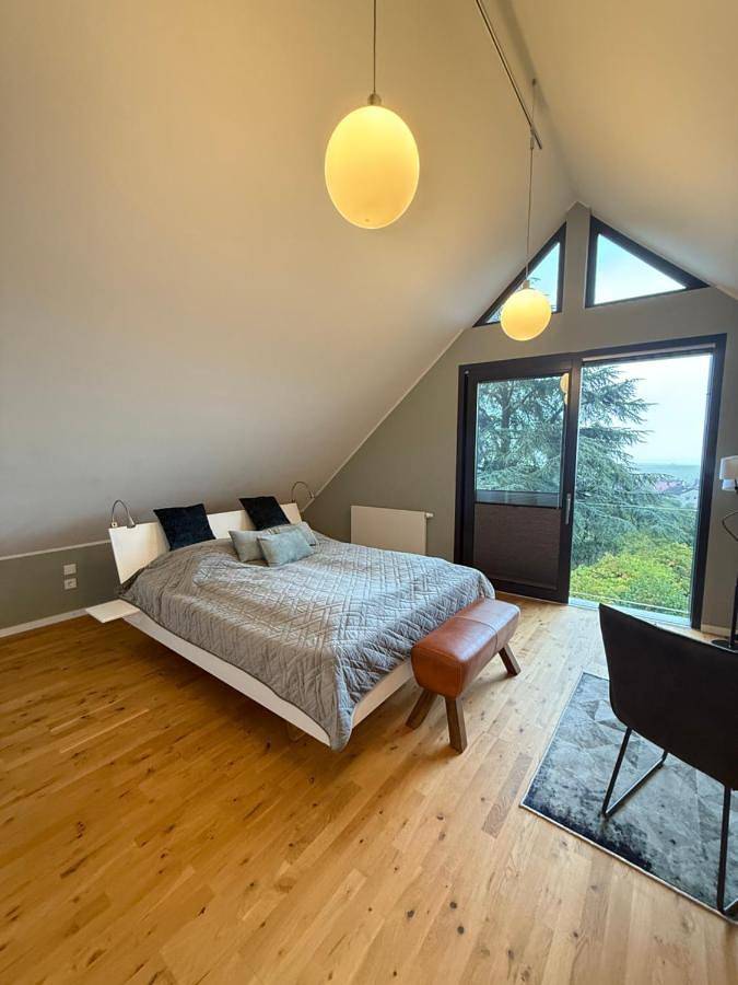 Ferienwohnung für 2 Personen, mit Balkon und Terrasse sowie Garten und Sauna