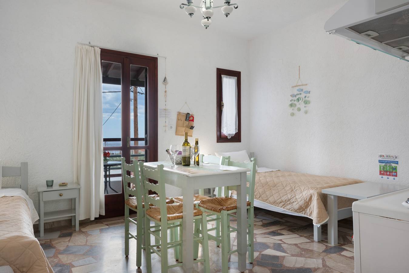 Ferienwohnung in einem Hotel 'mit Meerblick-Creta' mit Meerblick, Wlan und Klimaanlage in Ferma, Lasithi
