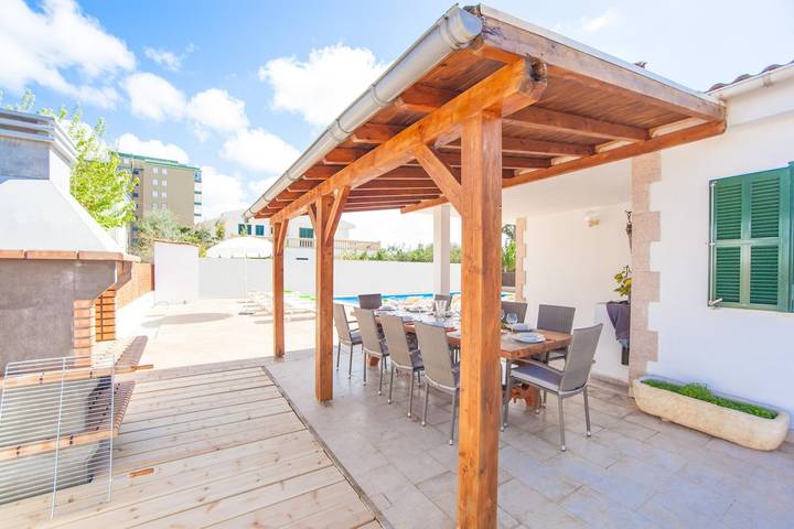Rodriguez De La Fuente 19 (Sin Nombre) - Villa with private pool in Platges de Muro. Free Wifi in Playa de Muro, Muro