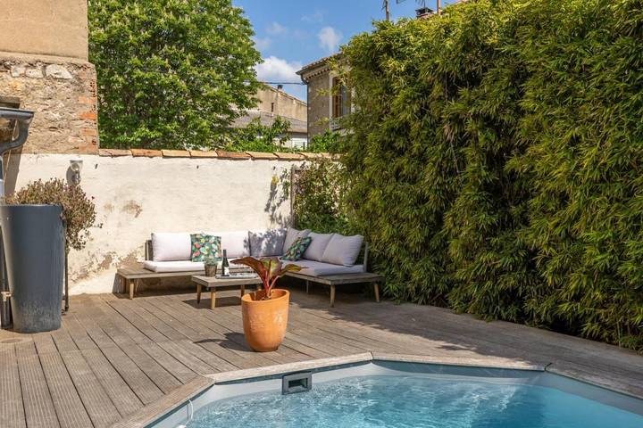 Location de vacances pour 15 personnes, avec piscine ainsi que jardin et vue à Sallèles-d'Aude - 4