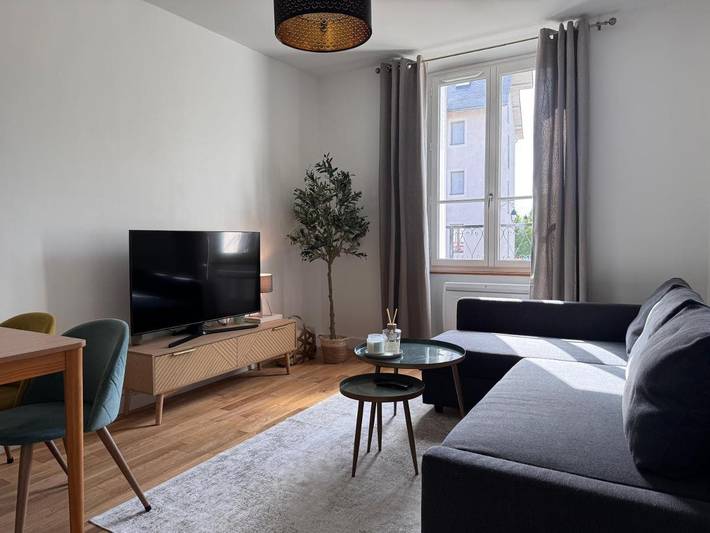 Appartement de vacances pour 4 personnes, avec vue et jardin