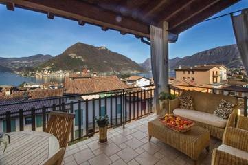 Gîte pour 5 personnes, avec balcon ainsi que piscine et jacuzzi à Sulzano