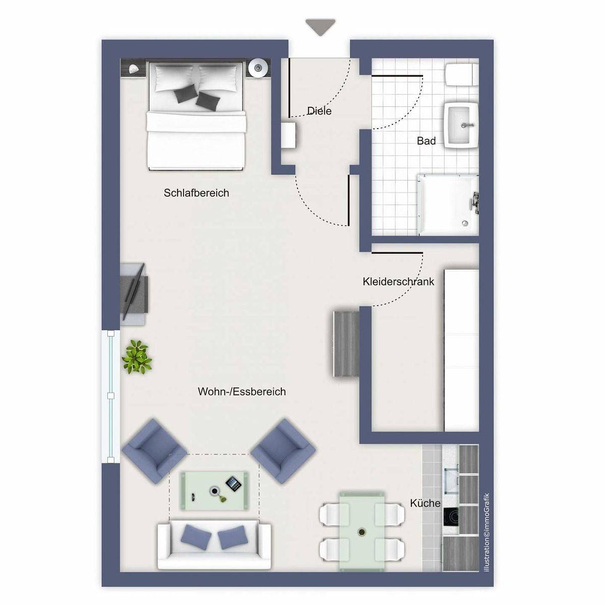 Ganze Wohnung, Appartementanlage Strandjuwel We 240: strandnahe und moderne 1-Zimmer-Fewo in Ostseebad Kühlungsborn, Kühlungsborn