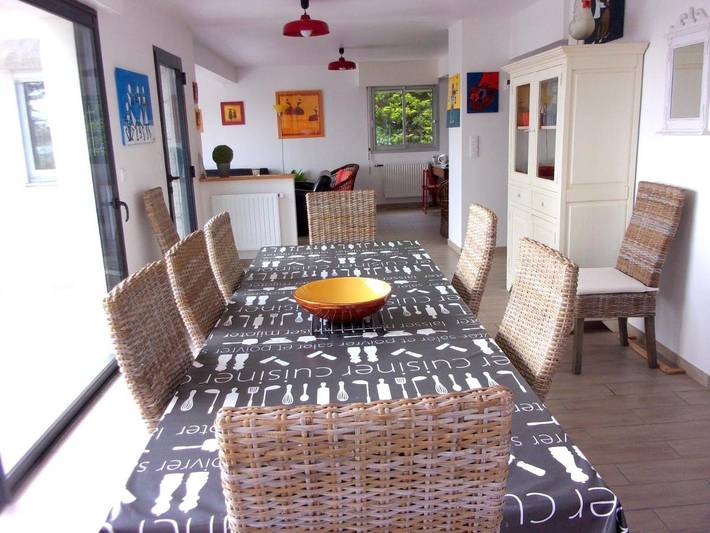 Location de vacances pour 5 personnes, avec jardin et vue, adapté aux familles dans Plage de Montsarrac - 3