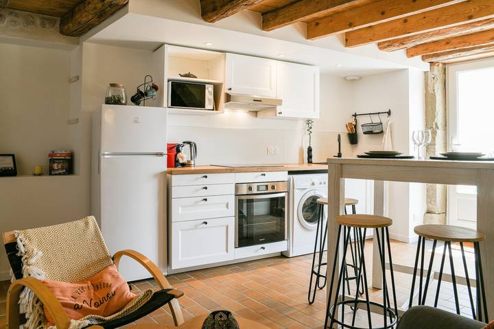 Maison de vacances pour 4 personnes, avec Jardin