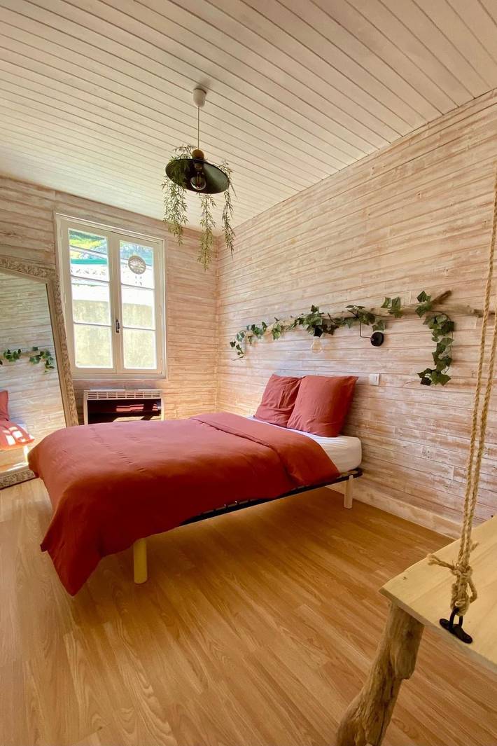 Appartement de vacances pour 4 personnes, avec jardin