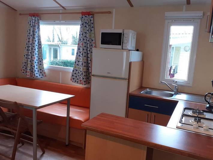 Camping Les P'tites Maisons dans la Prairie - Mobilheim 6 personen - Mobilheim Welcome - 3 Ch 6 pers in Sallertaine, Vendée