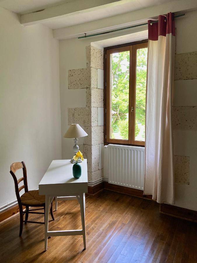 Double or Twin Room with Garden View in Montbron, Charente