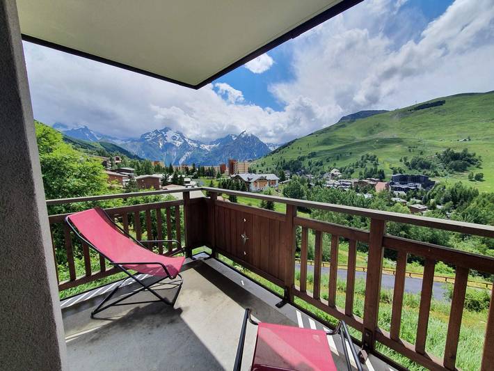 Apartamento para 6 personas, con balcón en Les Deux Alpes