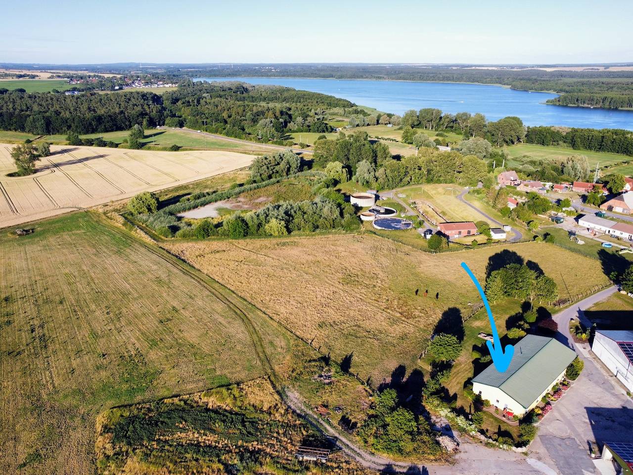 Ganze Ferienwohnung, Ferienwohnung Feldblick auf dem Bauernhof am Schweriner See in Bad Kleinen, Nordwestmecklenburg (Wismar und Umgebung)