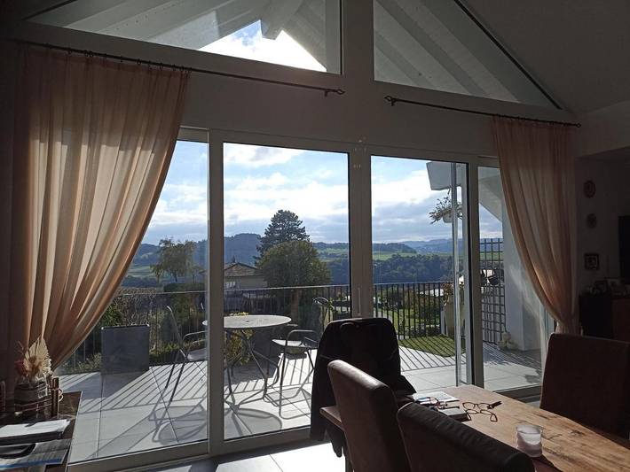 Chambre d’hôte pour 2 personnes, avec vue et balcon dans Canton de Fribourg - 2