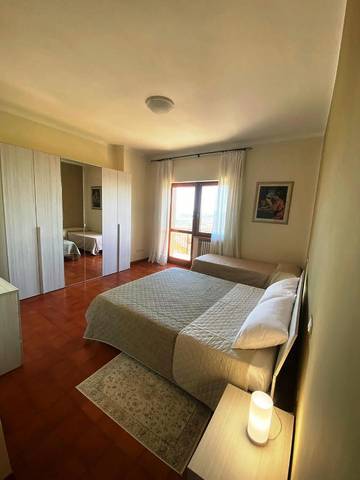 Gîte pour 3 personnes, avec jardin ainsi que balcon et vue à Trevi
