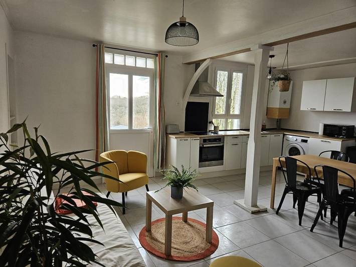 Maison de vacances pour 10 personnes, avec Balcon ainsi que Terrasse et Jardin