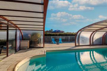 Maison de vacances pour 2 personnes, avec bassin pour enfant et jardin en Dordogne