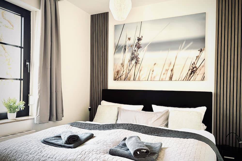 Geheel appartement, City Apartment Osnabrück -- including parking & Wifi, kitchen with dishwasher in Osnabrück, Osnabrück en omgeving