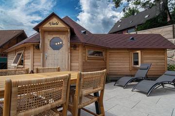 Maison de campagne pour 4 personnes, avec terrasse ainsi que jacuzzi et jardin à Soultzeren