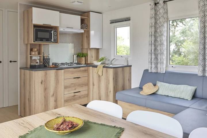 Mobil home pour 8 personnes, avec bassin pour enfant à Challans - 3