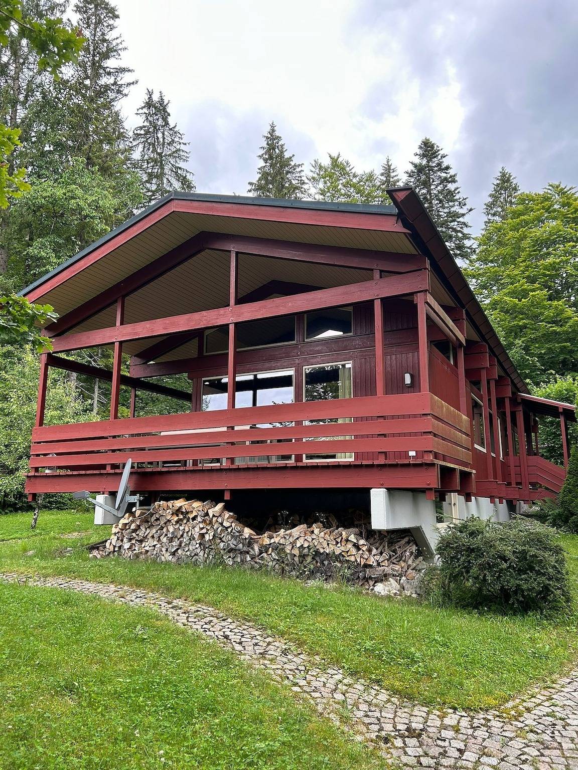 Das Rote Haus am See in Walchensee