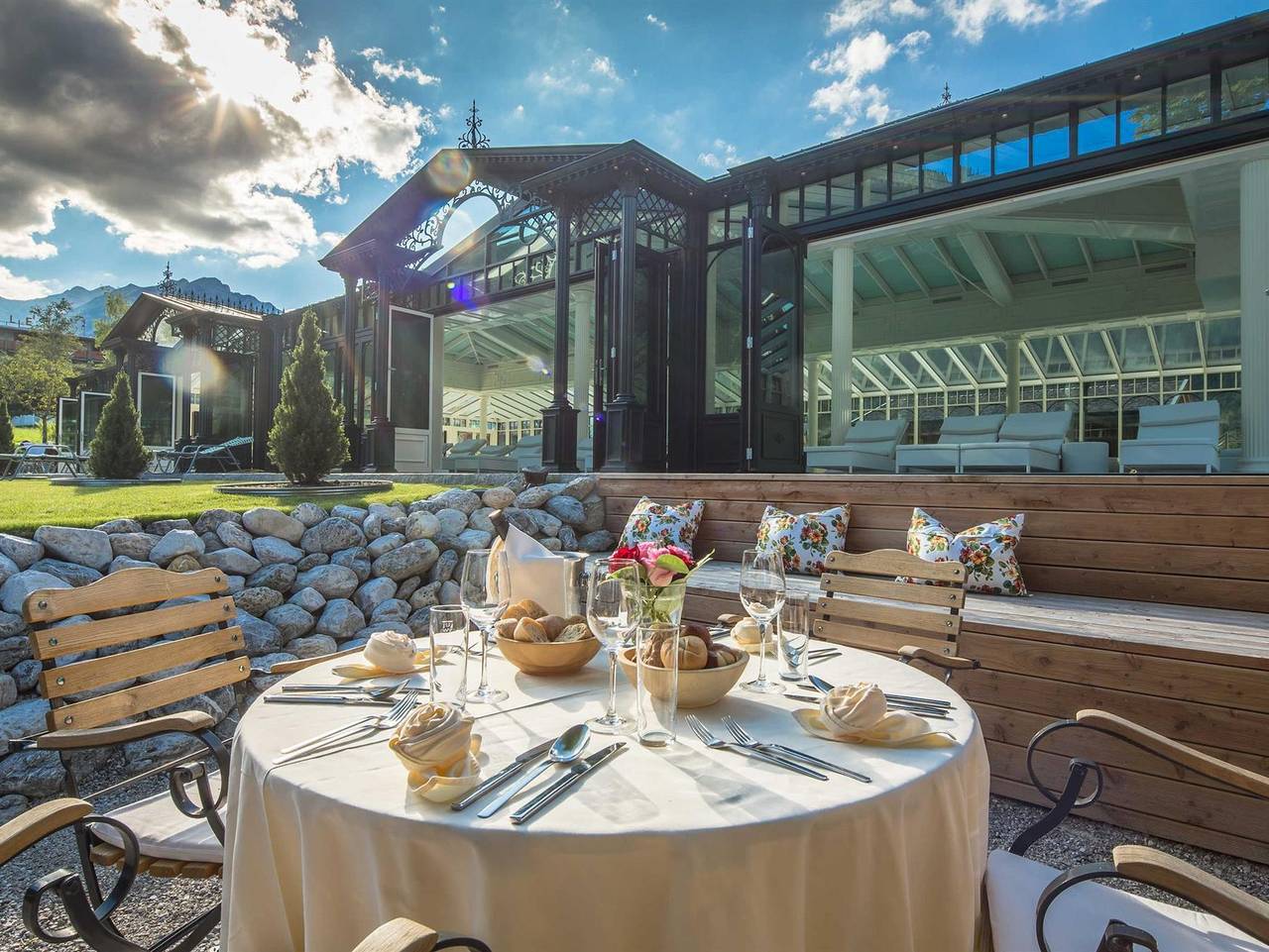 Hotel der Wiesenhof - Doppelzimmer „Kirsche“ Mittel mit Frühstück 4 in Pertisau, Eben am Achensee