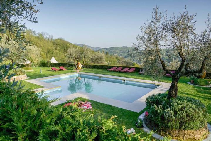 Maison de campagne pour 3 personnes, avec vue ainsi que jardin et piscine à Montecatini-Terme - 2