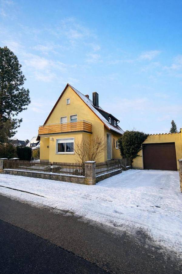 Ferienhaus für 2 Personen, mit Balkon und Terrasse sowie Garten und Ausblick in Rothenburg ob der Tauber
