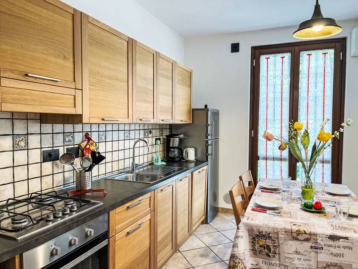 Ferienwohnung für 4 Personen, mit Balkon und Terrasse sowie Garten und Ausblick in Savona - 2