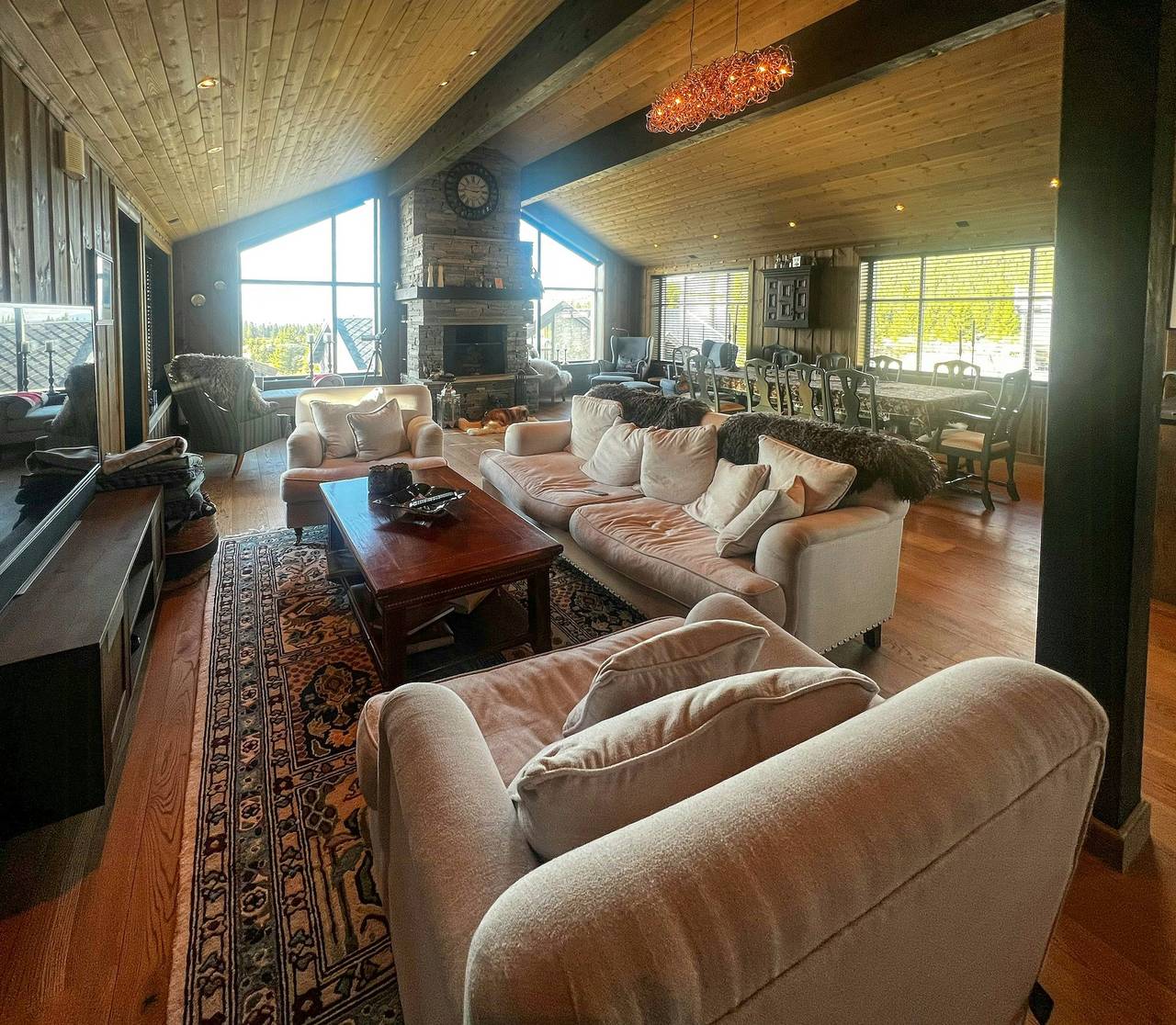 Familjestuga med utsikt över Jotunheimen in Hafjell, Øyer