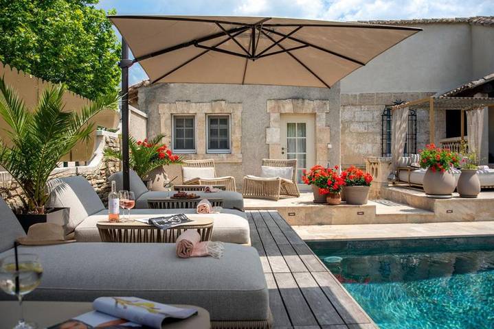 Chambre d’hôte pour 2 personnes, avec jardin ainsi que piscine et sauna, animaux acceptés à Paradou - 3