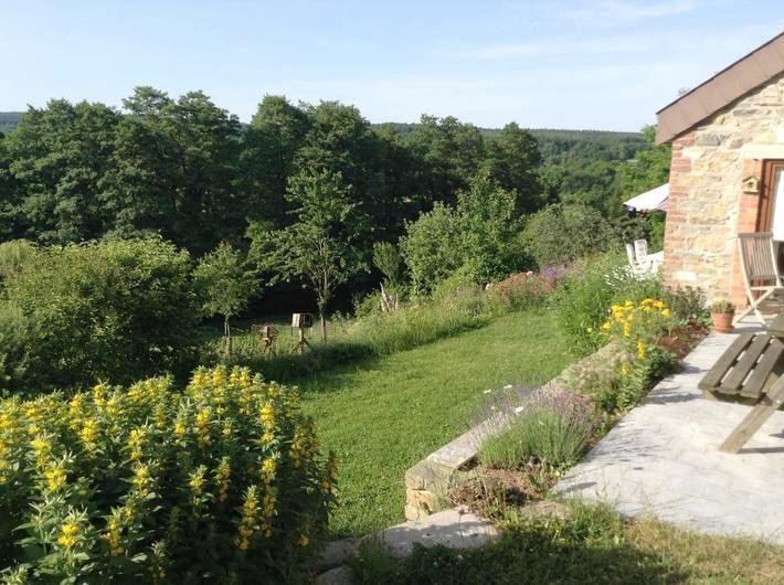 Location de vacances pour 4 personnes, avec jardin et vue à Jalhay
