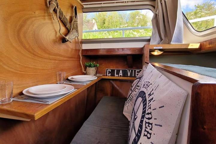 Bateau pour 4 personnes, avec terrasse et vue dans Île de France - 3