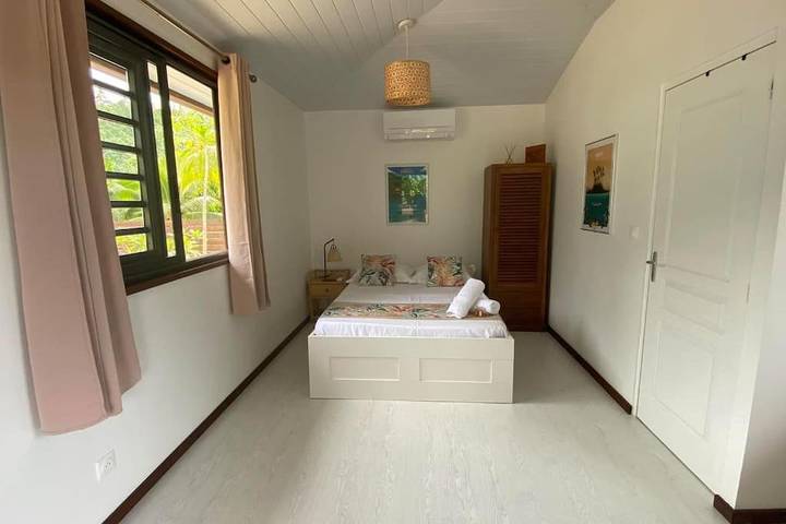 Bungalow per 2 persone, con giardino e terrazza in Polinesia Francese