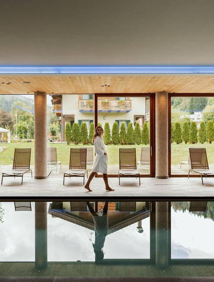 Hôtel pour 3 personnes, avec sauna et jardin ainsi que vue et piscine à Santo Stefano di Cadore - 2