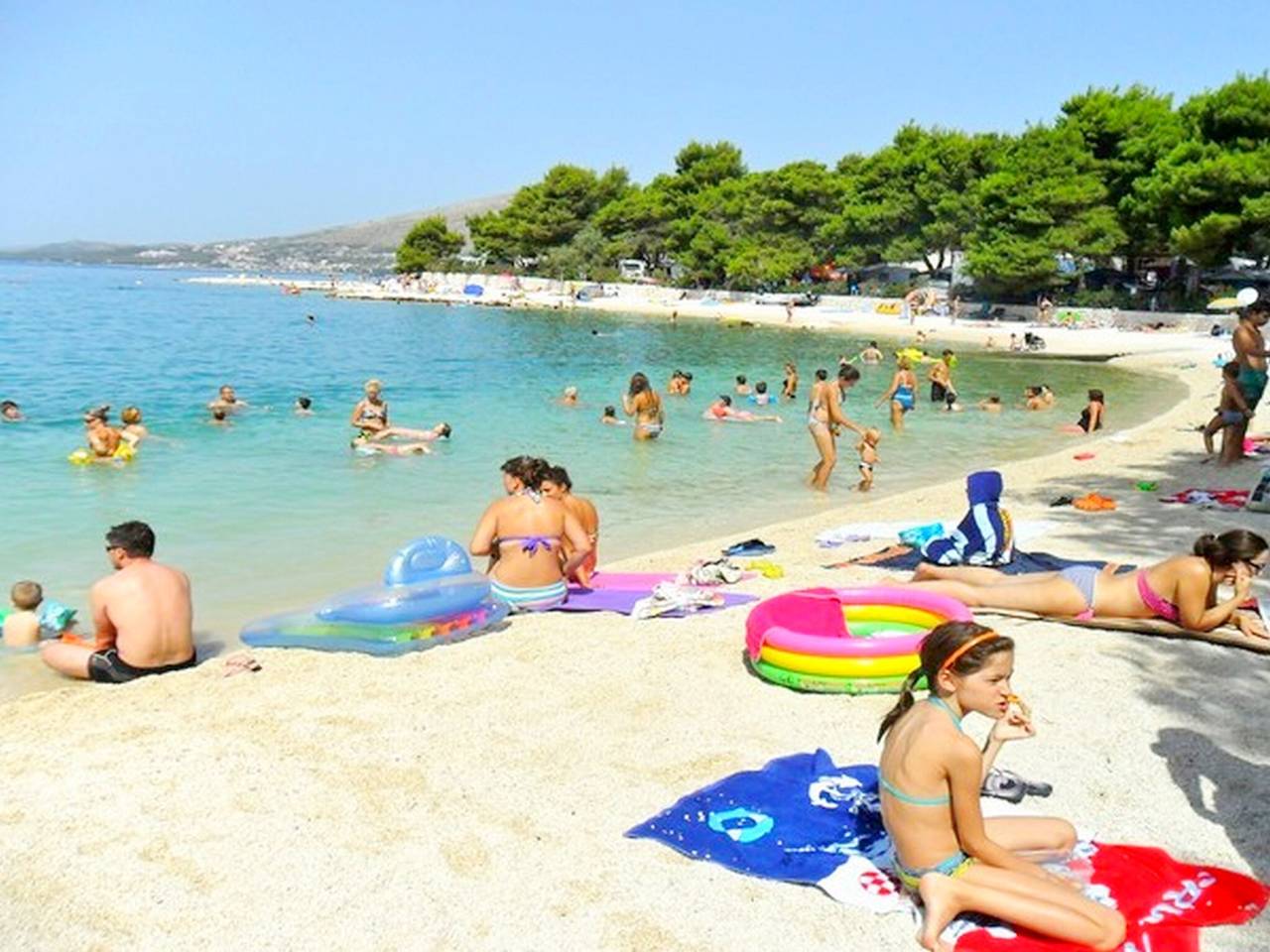 Appartement entier, Apartman s terasom in Trogir, Čiovo