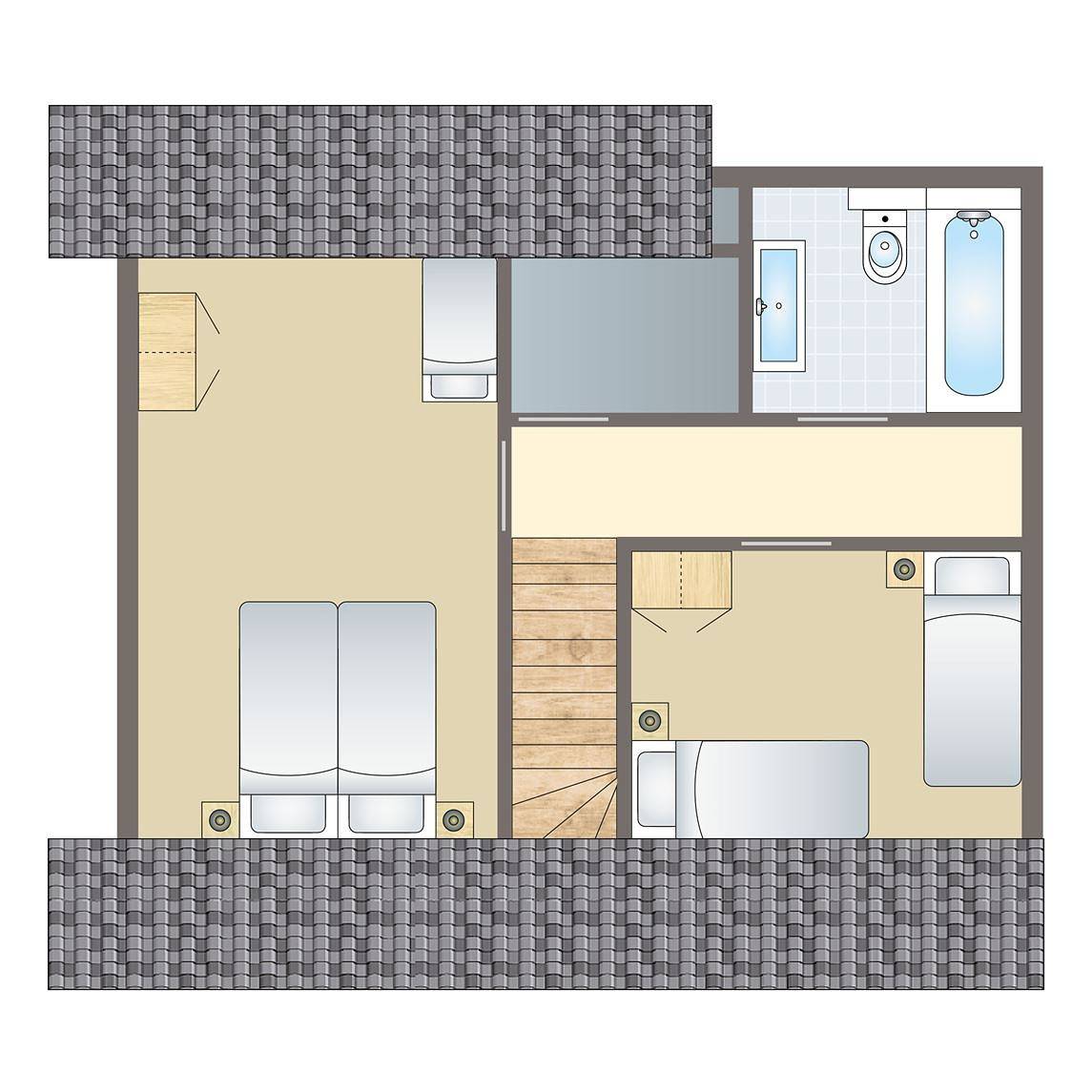 Bungalow für 6 Personen mit Balkon/Terrasse in Winterberg, Hochsauerlandkreis