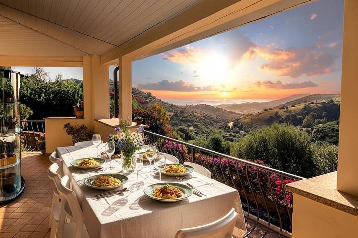Villa per 9 persone, con balcone/terrazza a Budoni