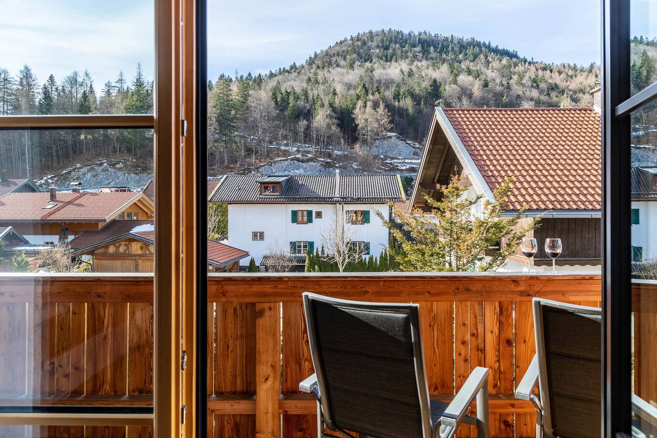 Ganze Wohnung, Apartment 'Wetterstoa' mit Bergblick in Mittenwald, Bayerische Alpen