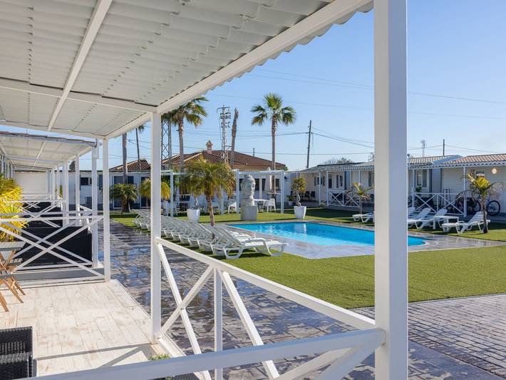 Bungalow für 3 Personen, mit Pool und Garten an der Costa de la Luz - 2