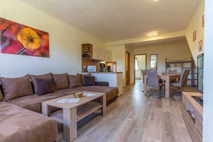 Ferienwohnung für 4 Personen, mit Balkon und Garten sowie Ausblick in Lohme