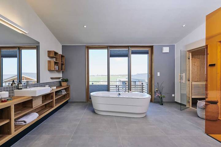 Ferienhaus für 7 Personen, mit Garten und Sauna sowie Balkon in Pellworm - 4