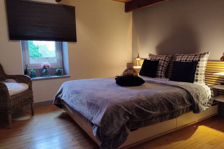 Gîte 800 m. seaside, Gr34, Spa, enclosed garden, dogs welcome. in Ploudalmézeau, Brest region