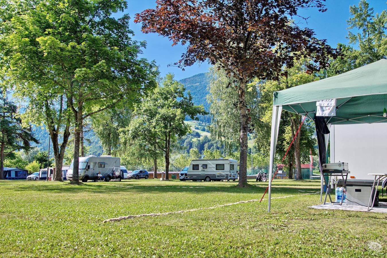 Camping am Waldbad in Dellach im Drautal in Dellach im Drautal, Oberkärnten