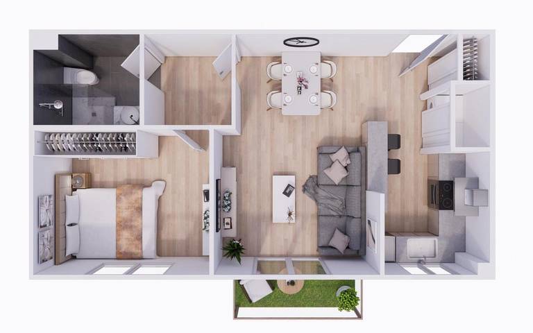 Gîte pour 4 personnes, avec balcon et vue à Bourg-la-Reine - 3