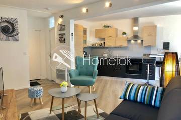 Gîte pour 4 personnes, avec terrasse, adapté aux familles à Guidel