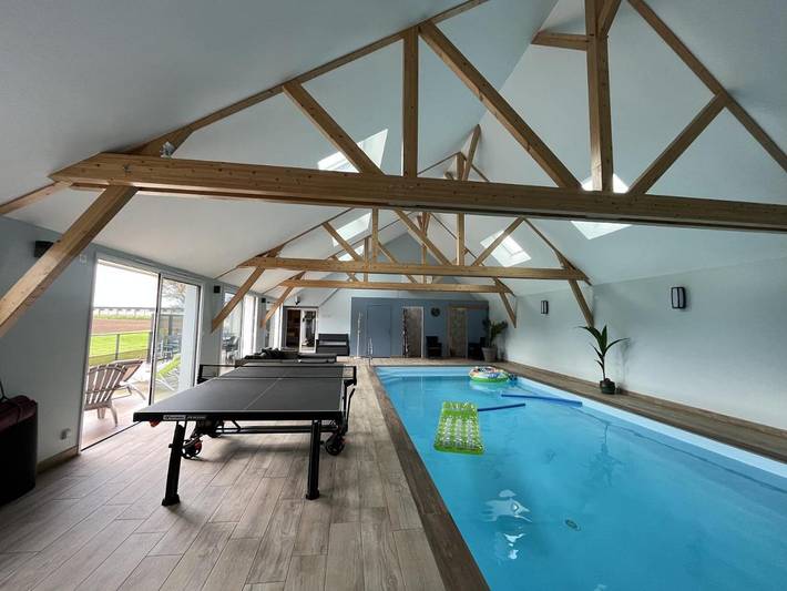 Location de vacances pour 10 personnes, avec Terrasse et Jardin ainsi que Piscine et Vue à Lanouée - 2