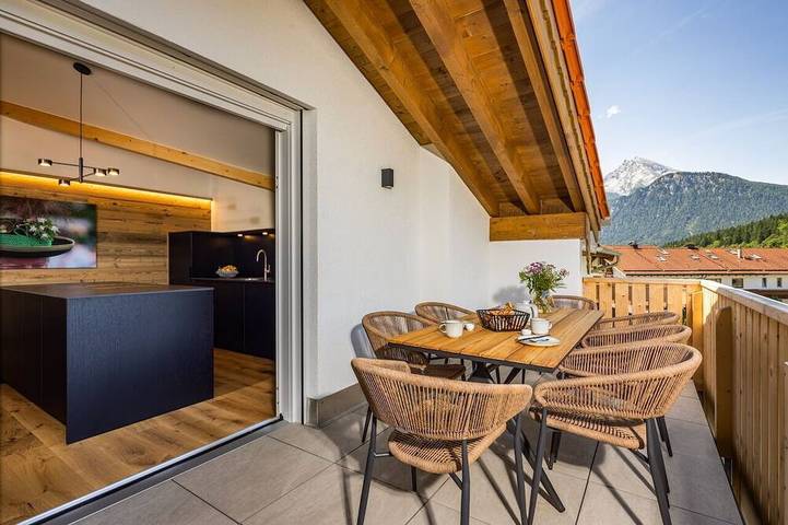 Hütte für 7 Personen, mit Balkon