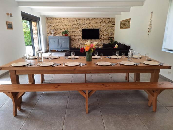 Gîte pour 12 personnes, avec jardin et terrasse ainsi que jacuzzi et sauna, animaux acceptés à La Poterie-Cap-d'Antifer - 2